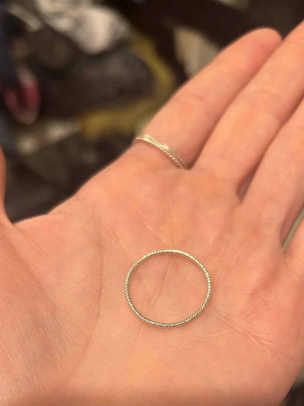 Hello Adorn Sterling Silver Moonlight Band